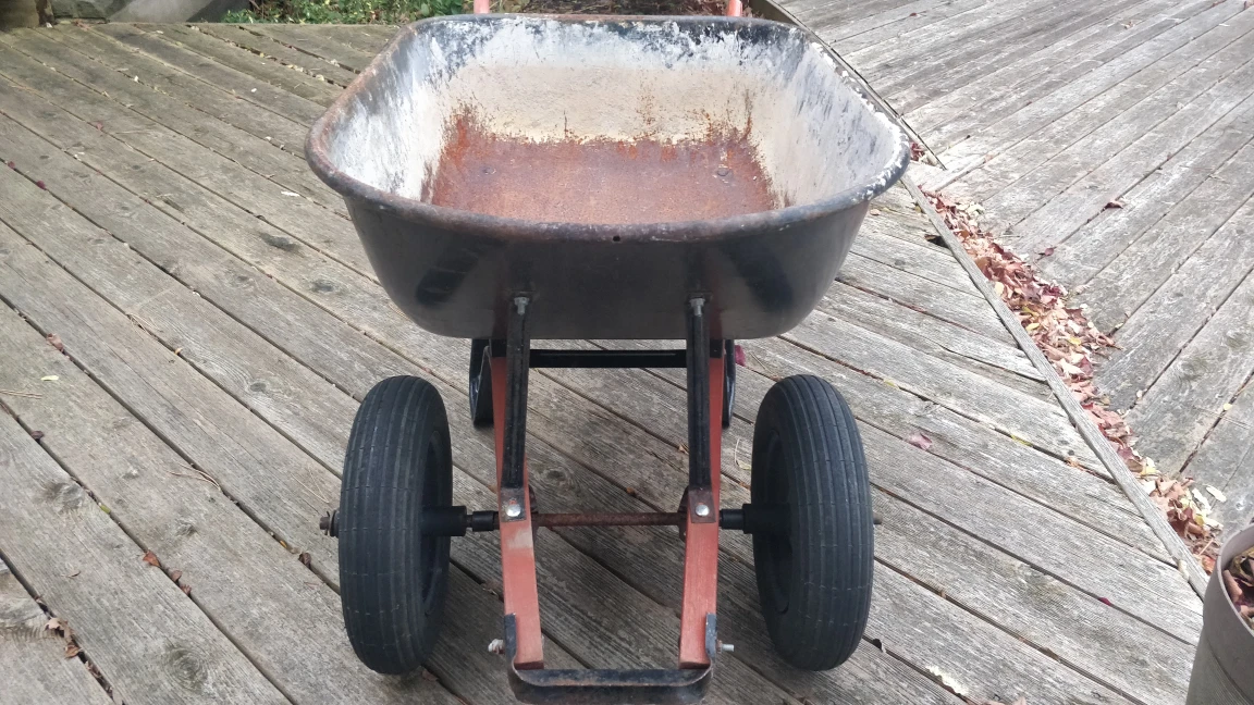 Strong Dual-Wheeled Wheelbarrow - photo 2