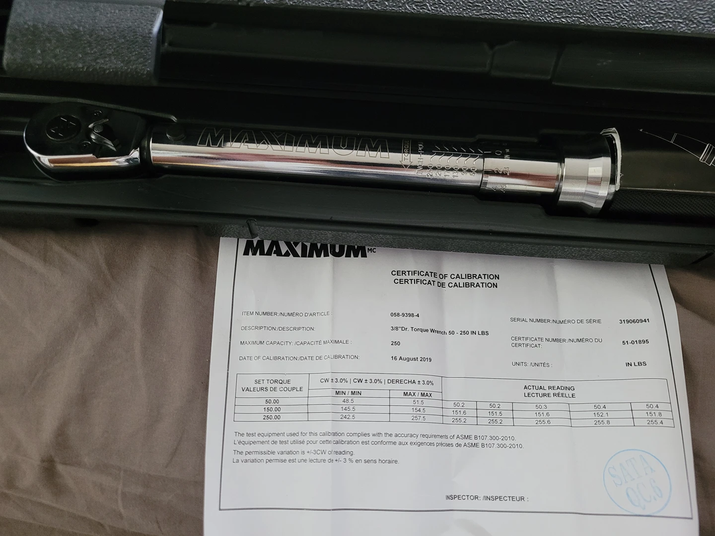 MAXIMUM 3/8-in Drive Torque Wrench image indicator(3)