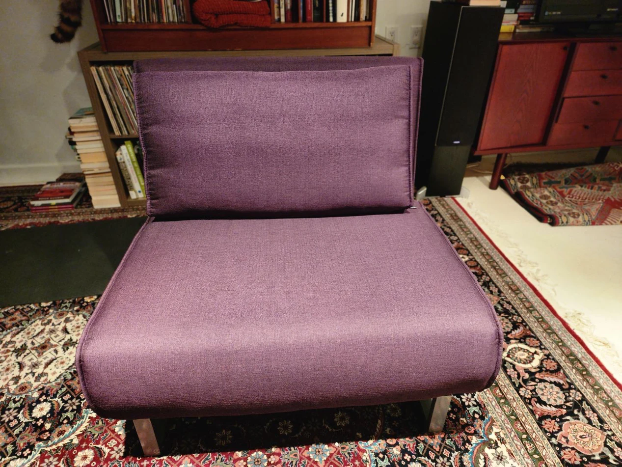 Purple chair/hideabed thumbnail