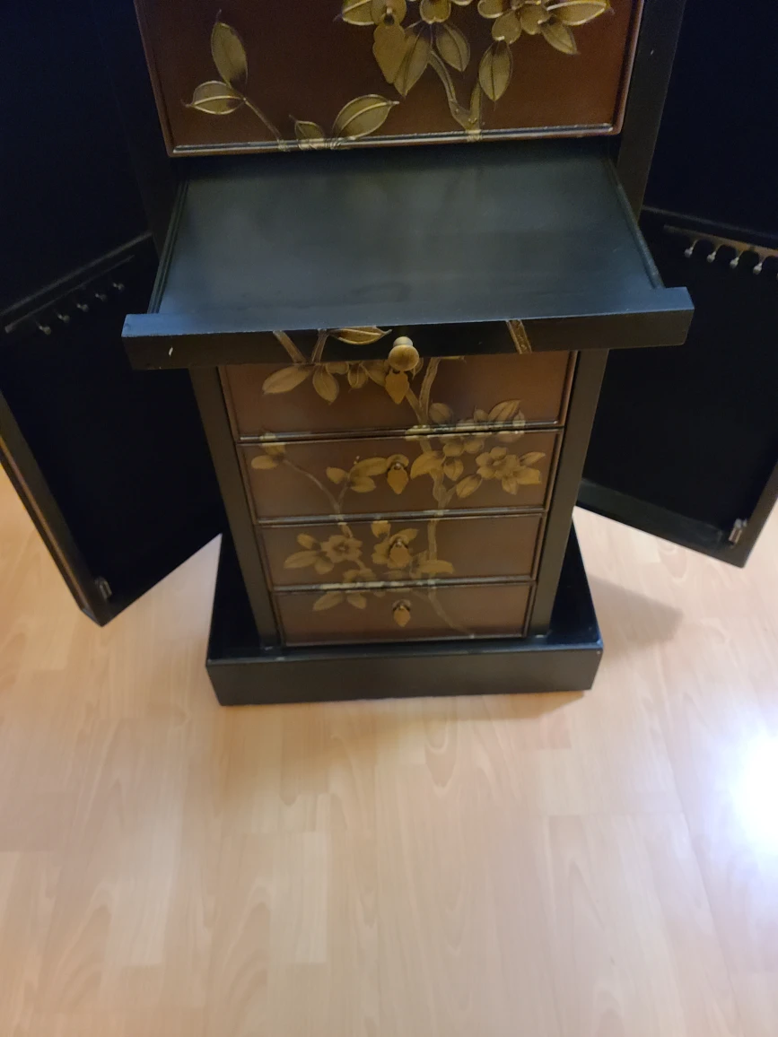 Floor standing,  jewelry box floral pattern - photo 3