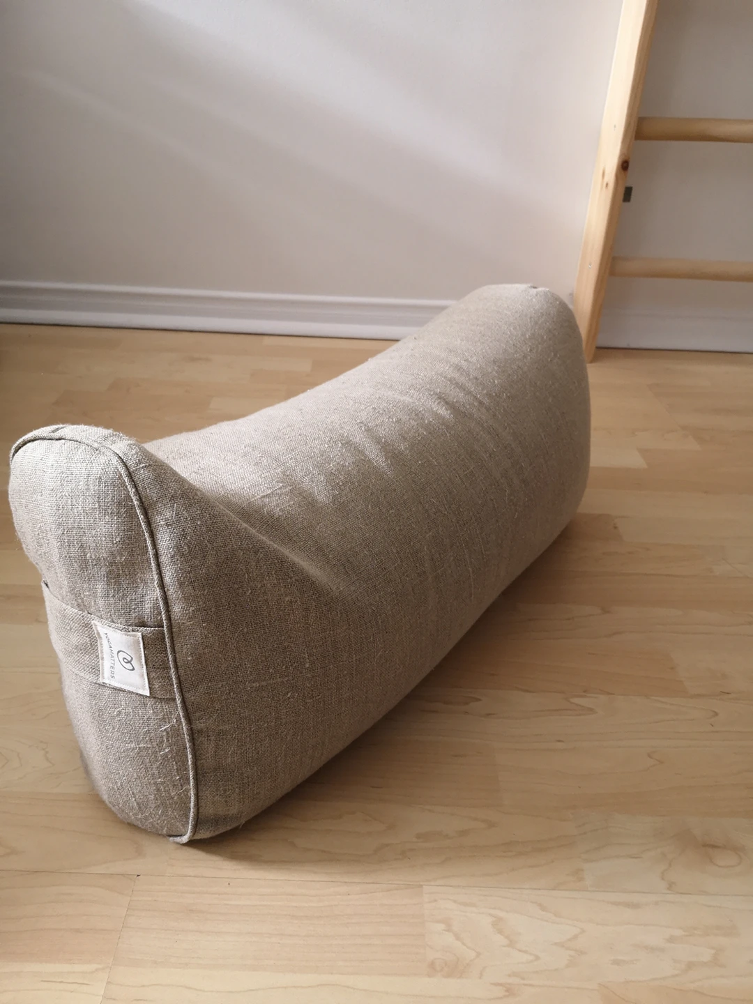 Yogamatters Hemp Rectangular Buckwheat Bolster - Natural thumbnail