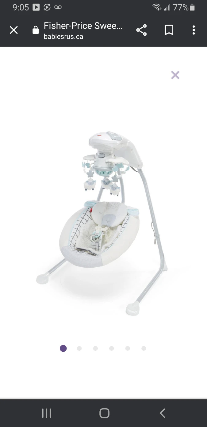fisher price swing - photo 3