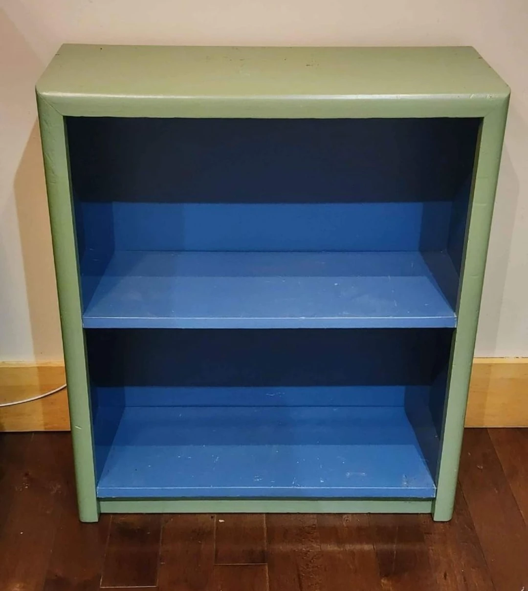 Hand painted 2 shelf side unit