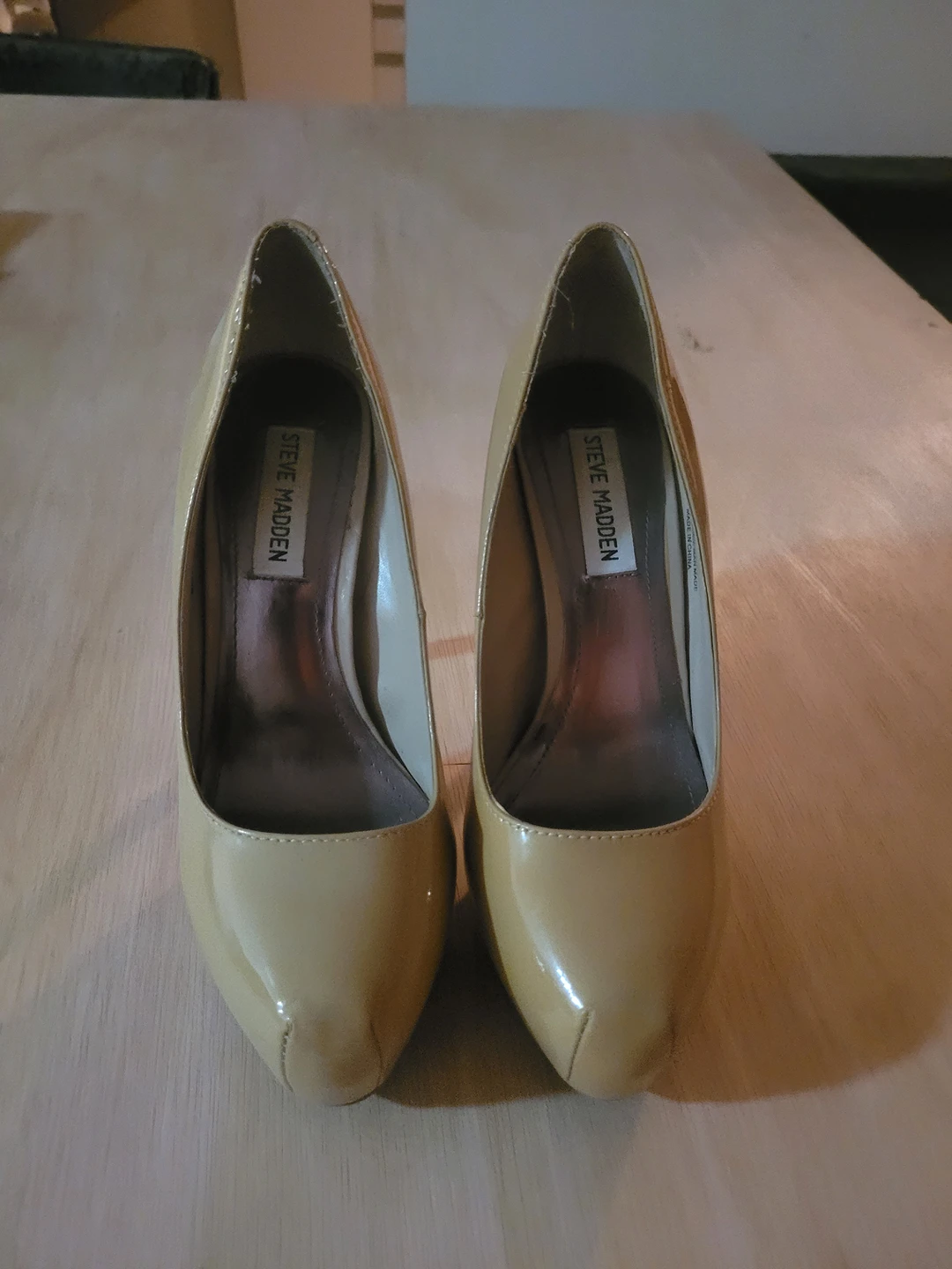 Nude Steve Madden Pumps