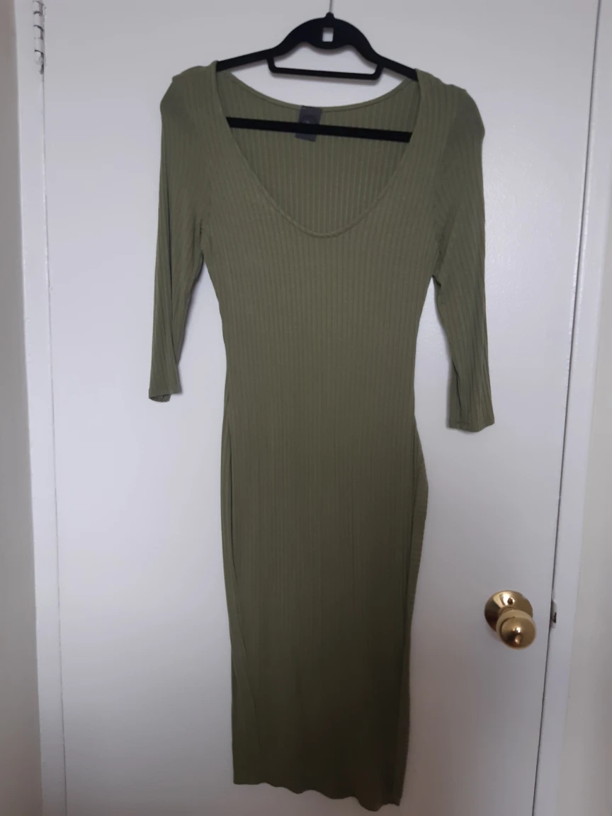 Olive Green Dress