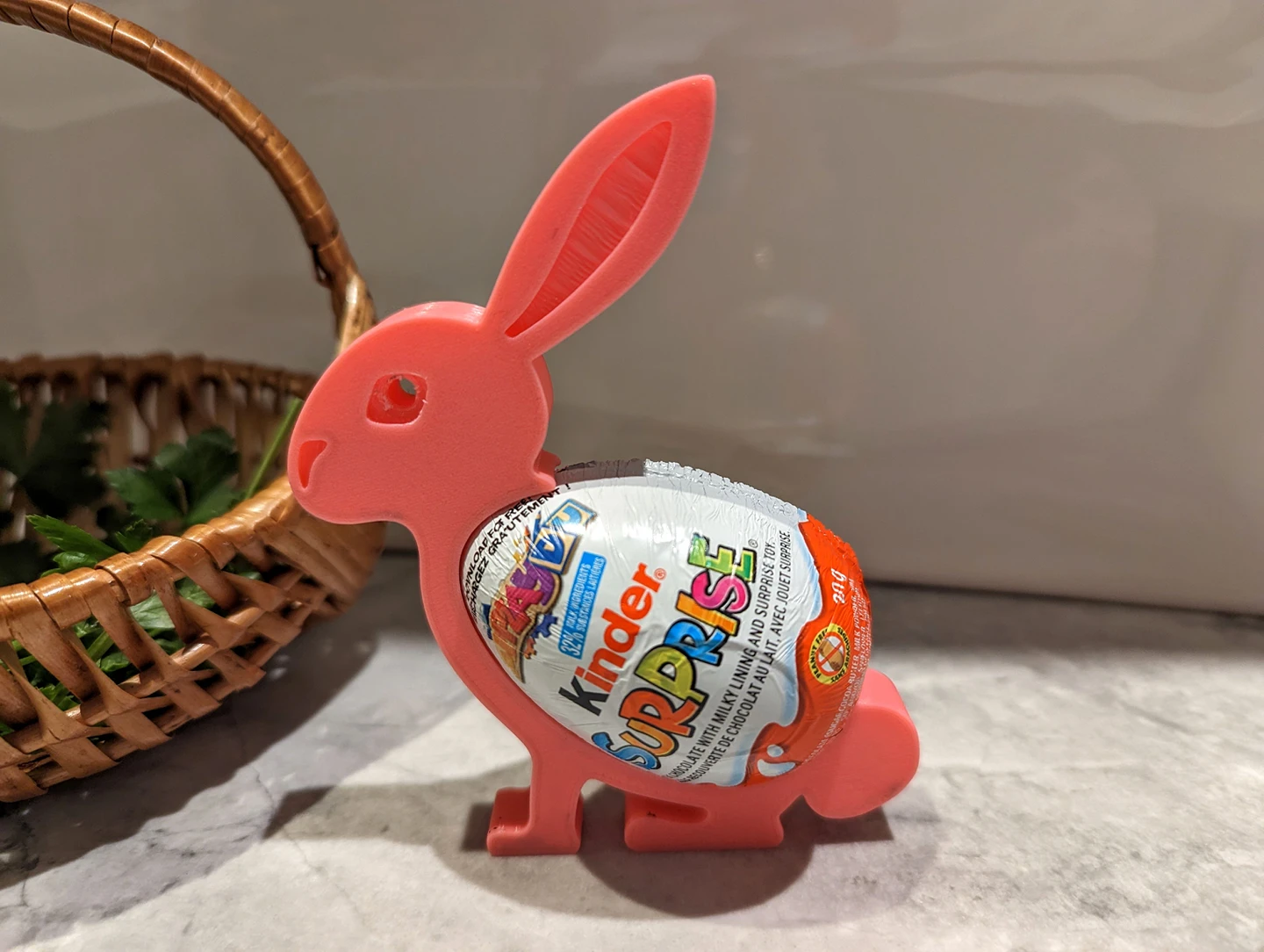 Easter Bunny Kinder Surprise Egg Holder thumbnail