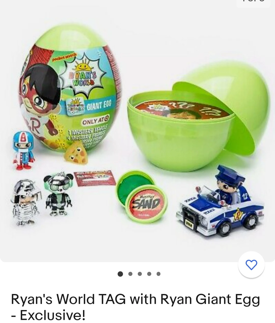 Ryan's World TAG with Ryan Giant Egg - Exclusive! image indicator(3)