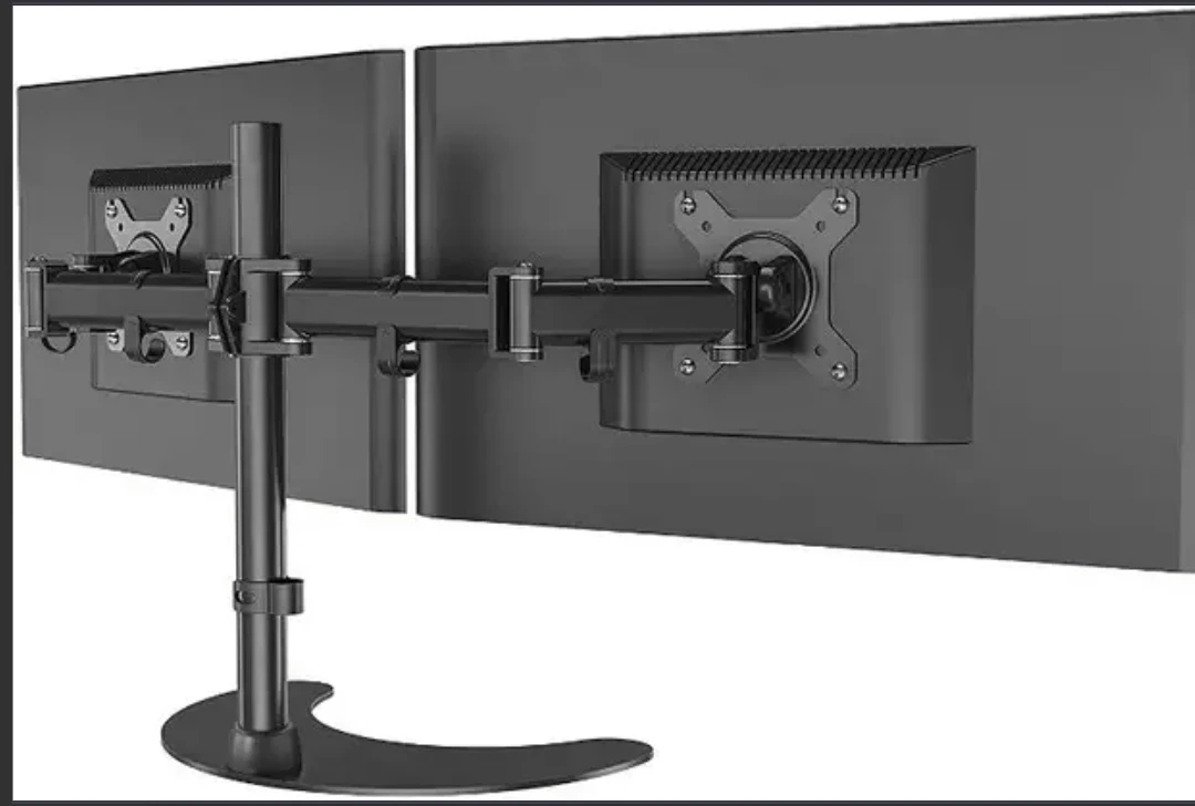 Dual LCD LED Monitor Mount Stand with 2 Adjustable Arms
