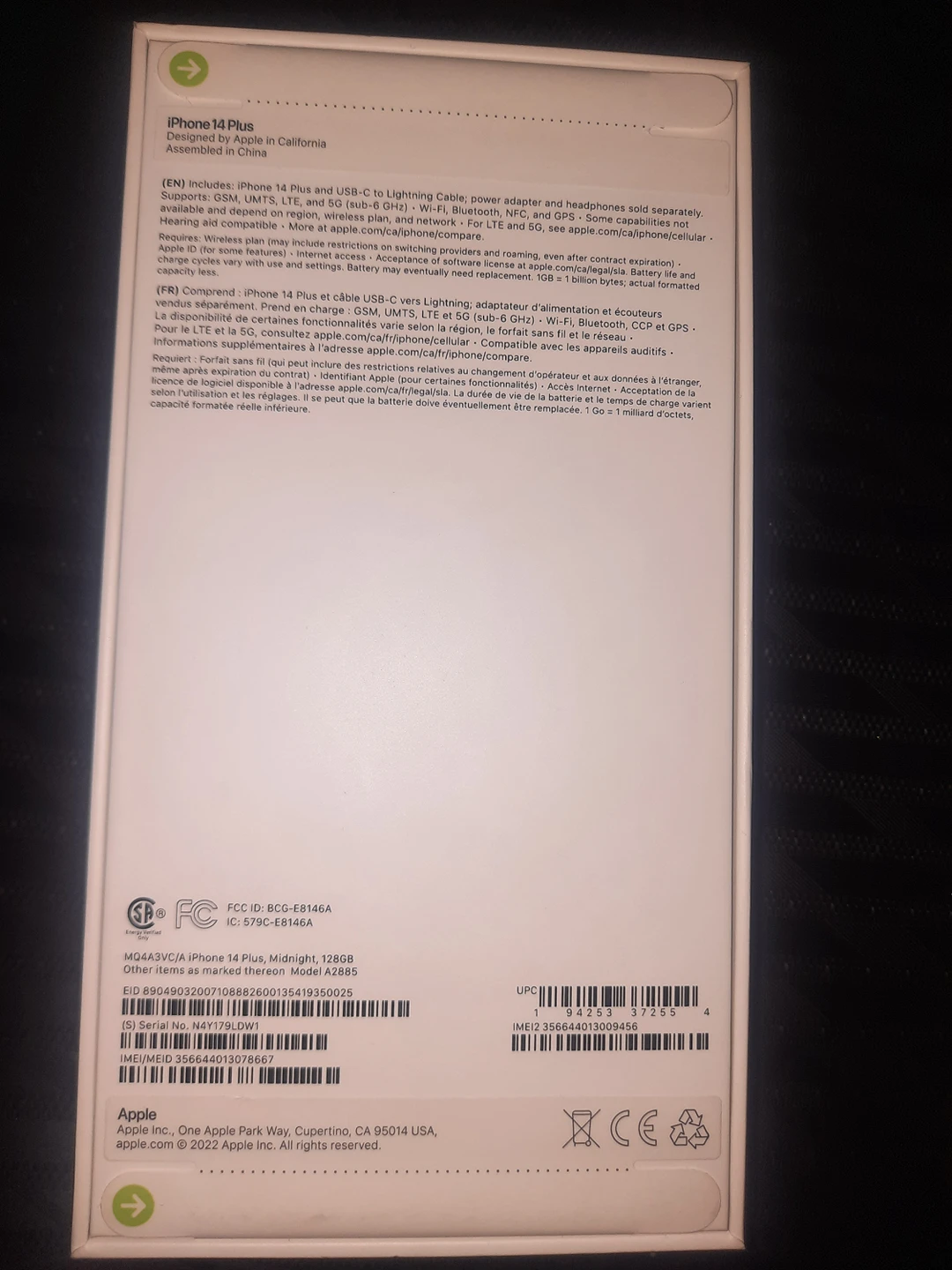 iphone 14 plus 128gb - photo 2