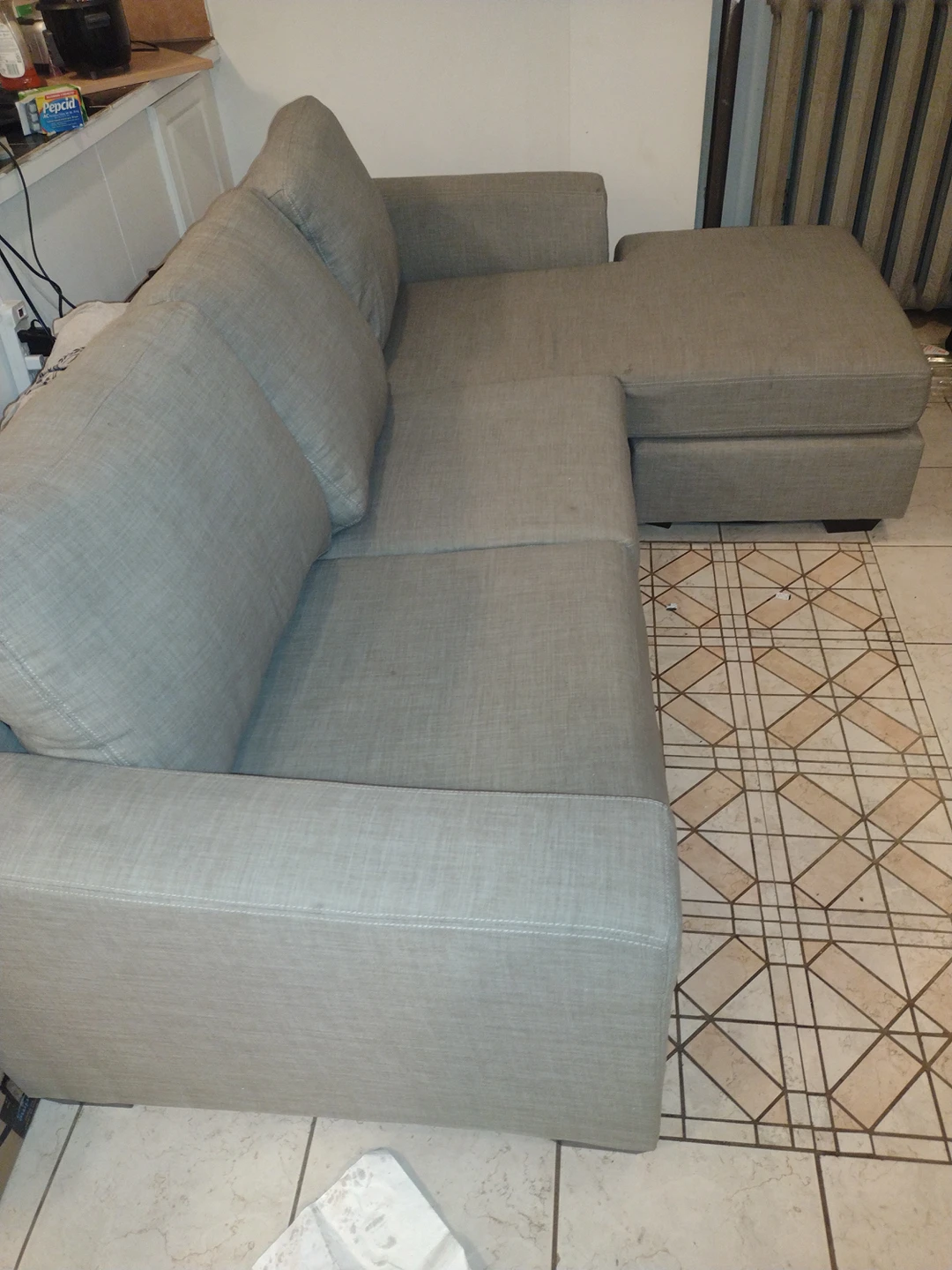 four-seater l shape couch - photo 2