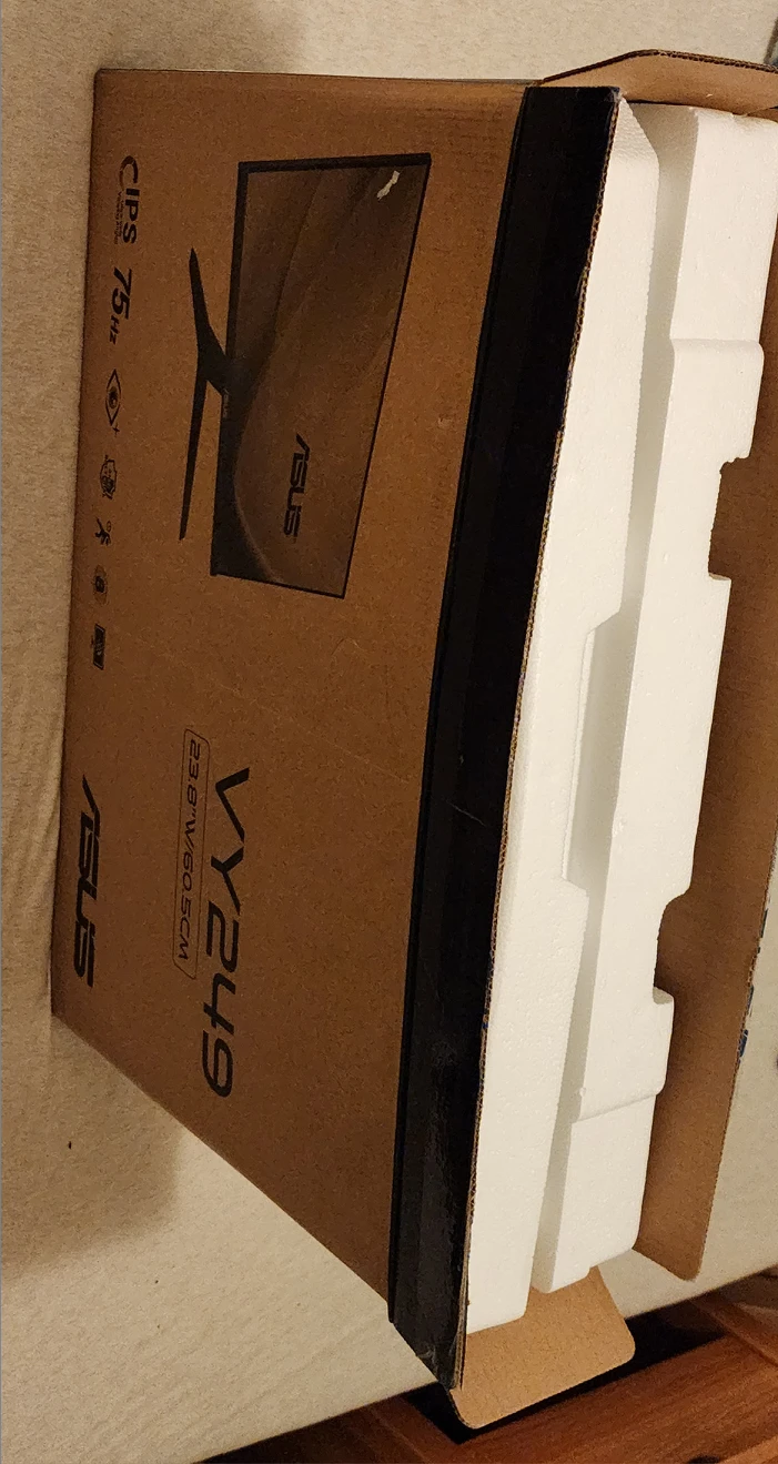 Brand new 24" Asus 1080p monitor only opened to test thumbnail