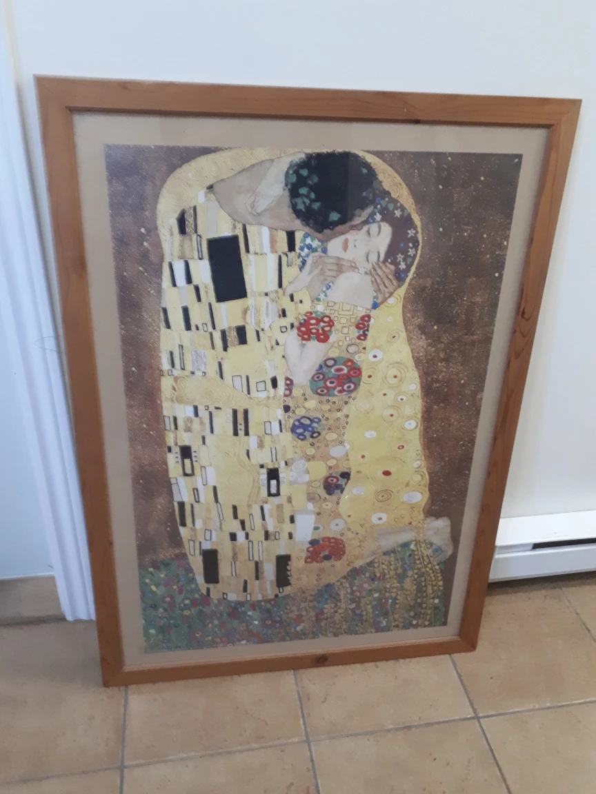 30" x 42" Frame with The Kiss