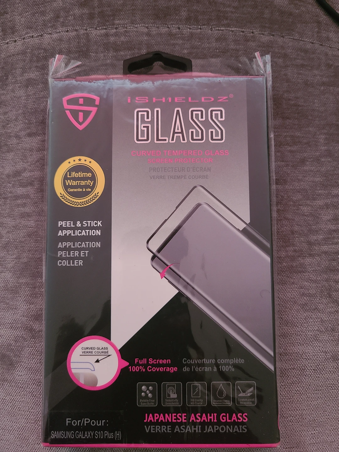 iSHIELDZ GLASS CURVED TEMPERED GLASS SCREEN PROTECTOR #freecycle