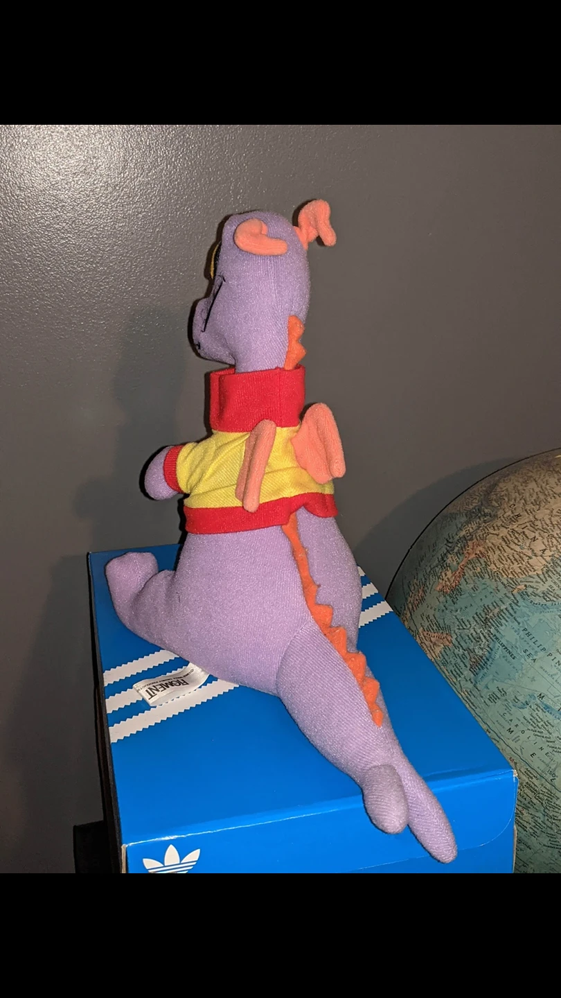 Vintage 9 inch figment dragon Walt Disney 1982 plush soft toy - photo 3