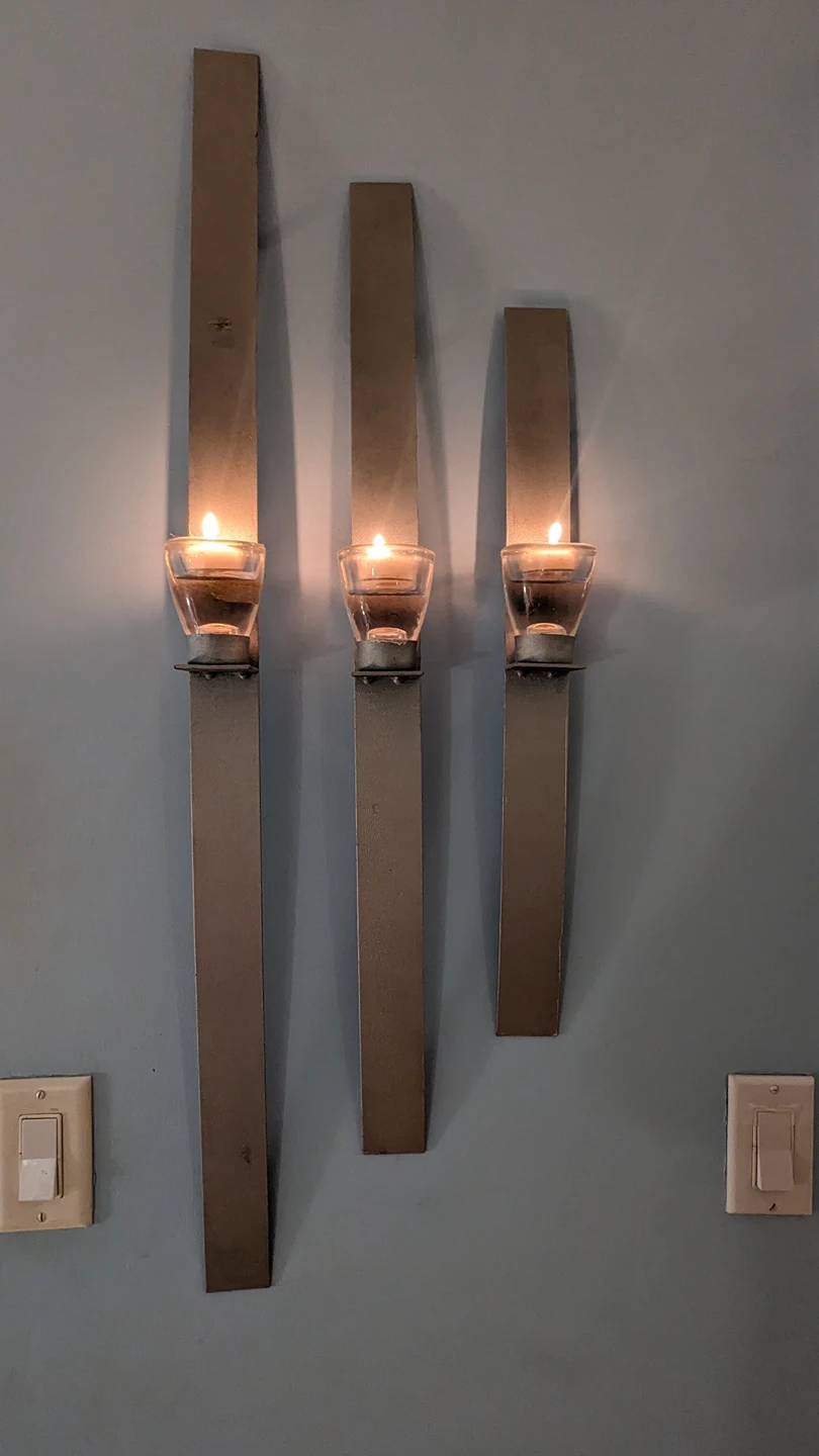 Tealight Candle Wall Sconce Set thumbnail