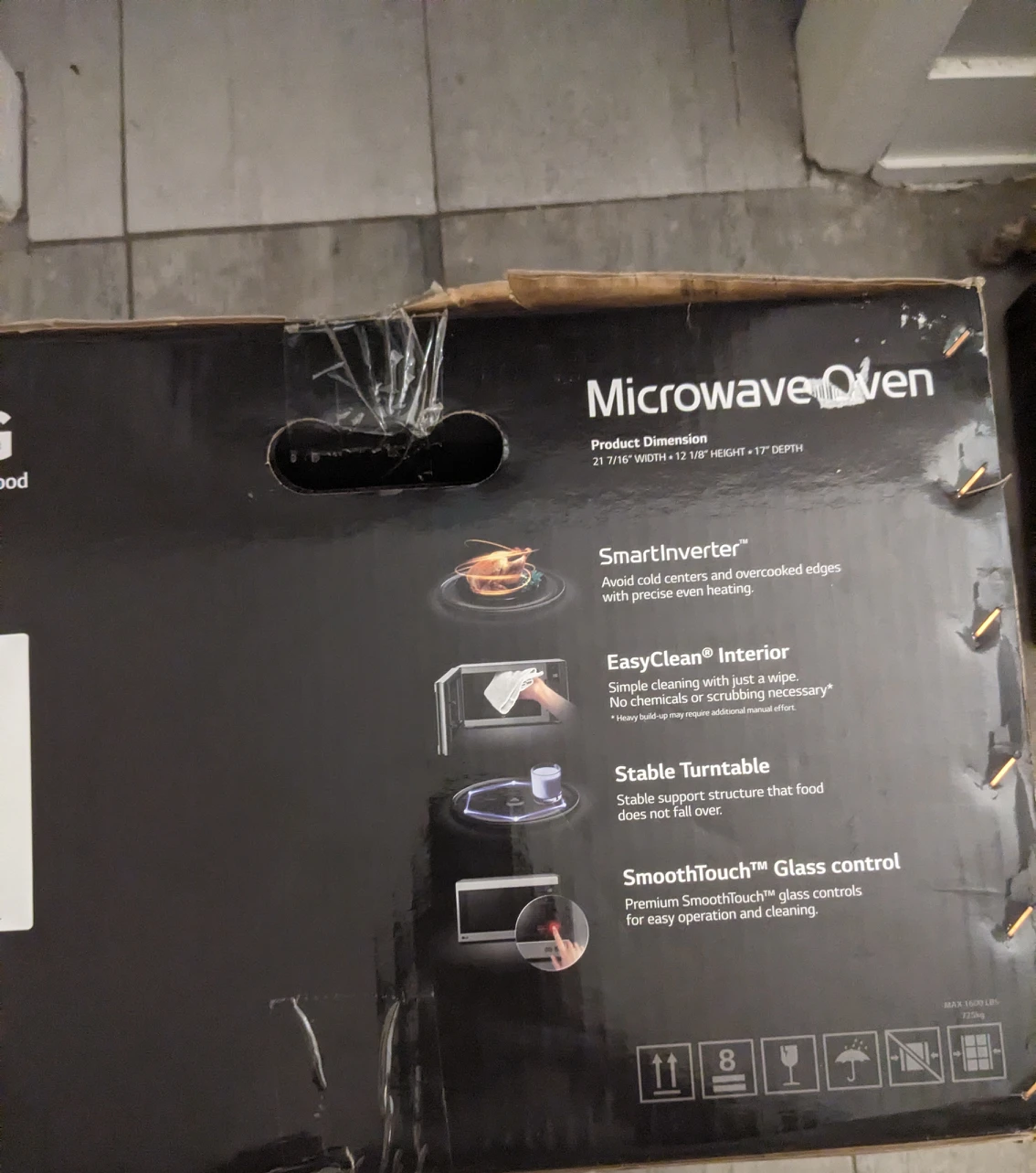 LG microwave oven image indicator(2)