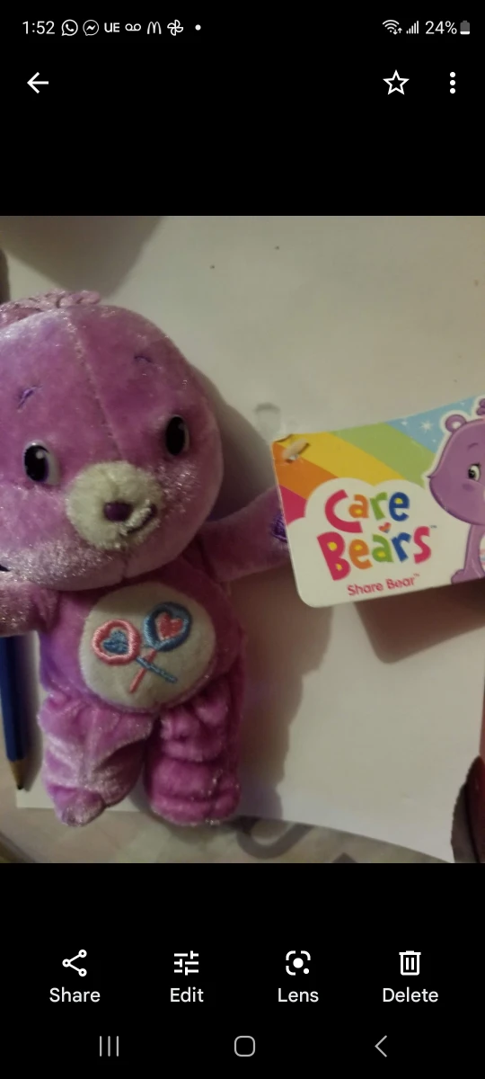 mini Care bears sharebear plush toy new image indicator(2)