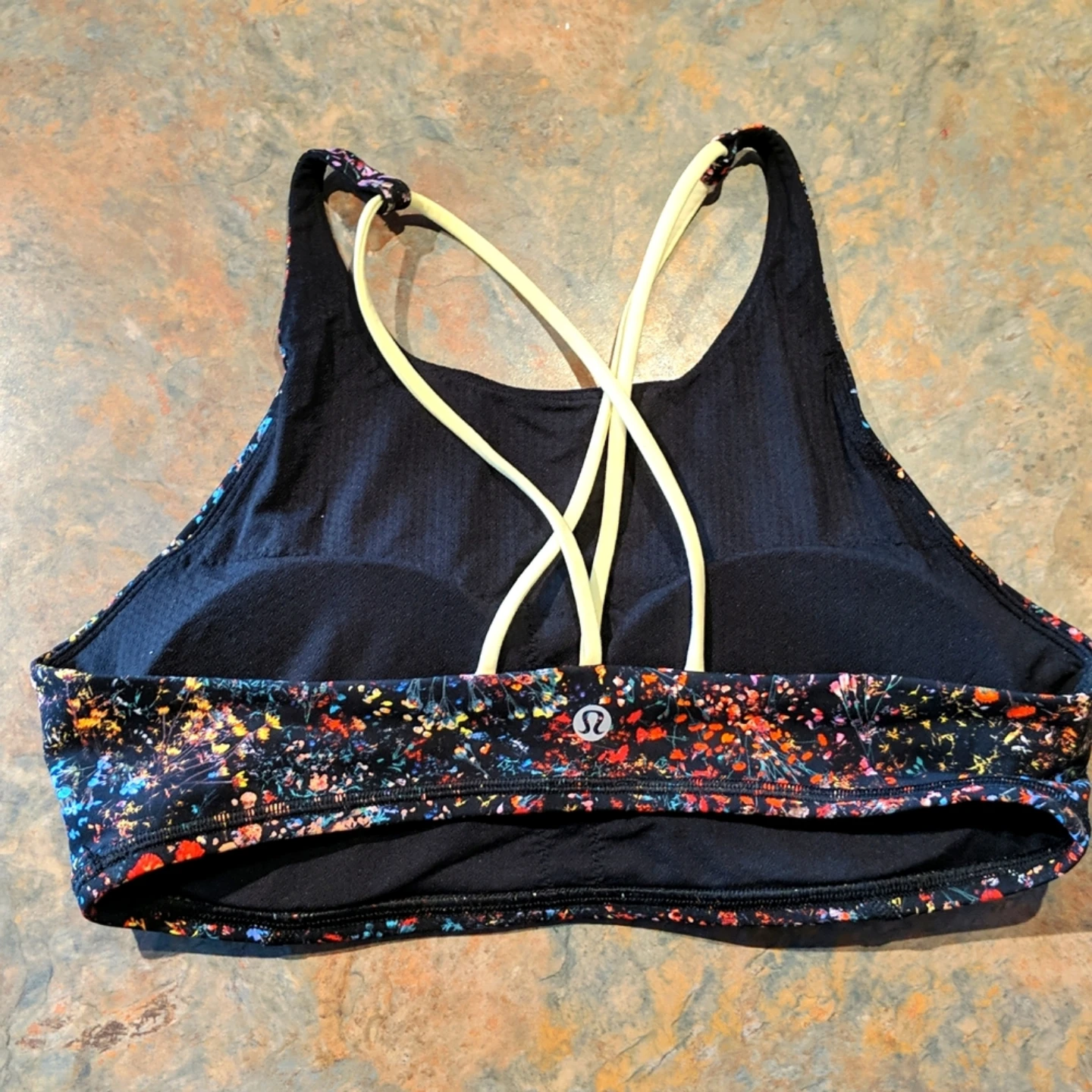 Lululemon Floral sports bra (size 8) image indicator(2)