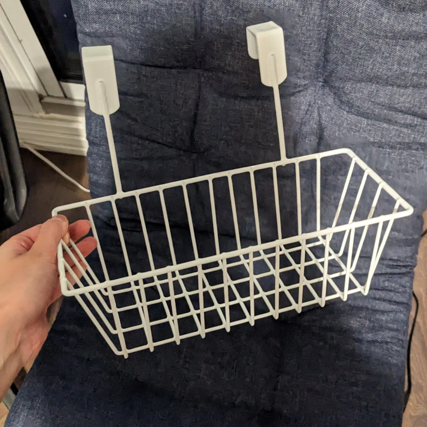 Cabinet Door Storage Basket Organizer #freecycle