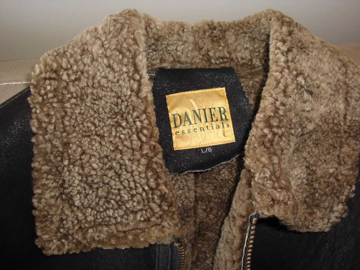 DANIER ESSENTIALS MEN BROWN JACKET %100 SHEARLING LAMB - CANADA - photo 4