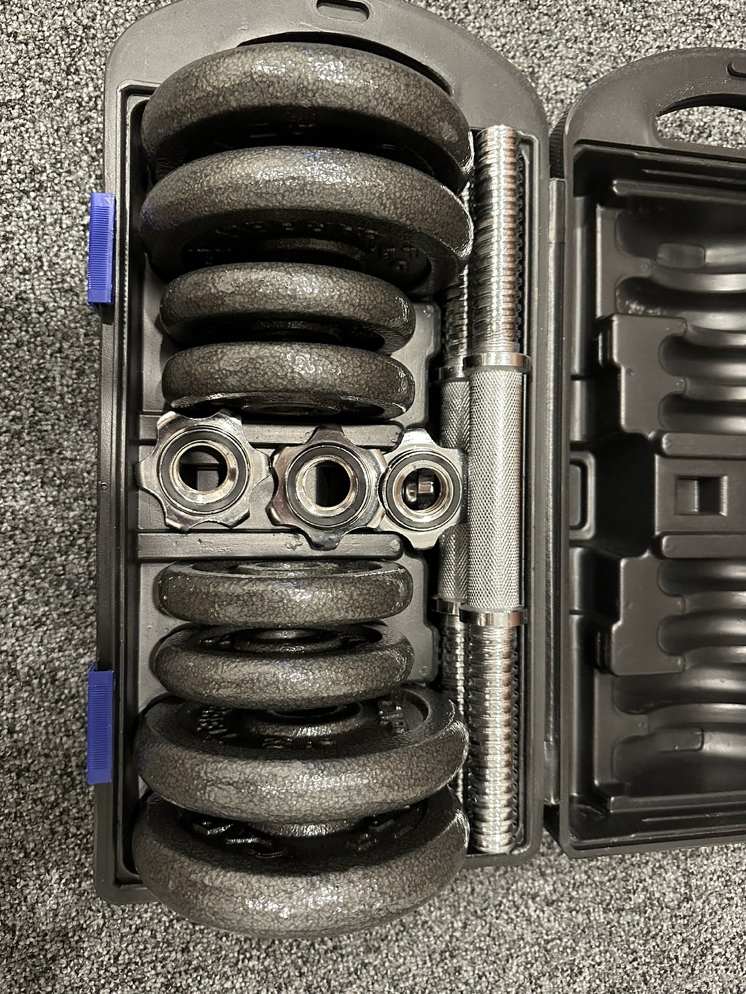 Adjustable dumbbell set 40 pounds - photo 2