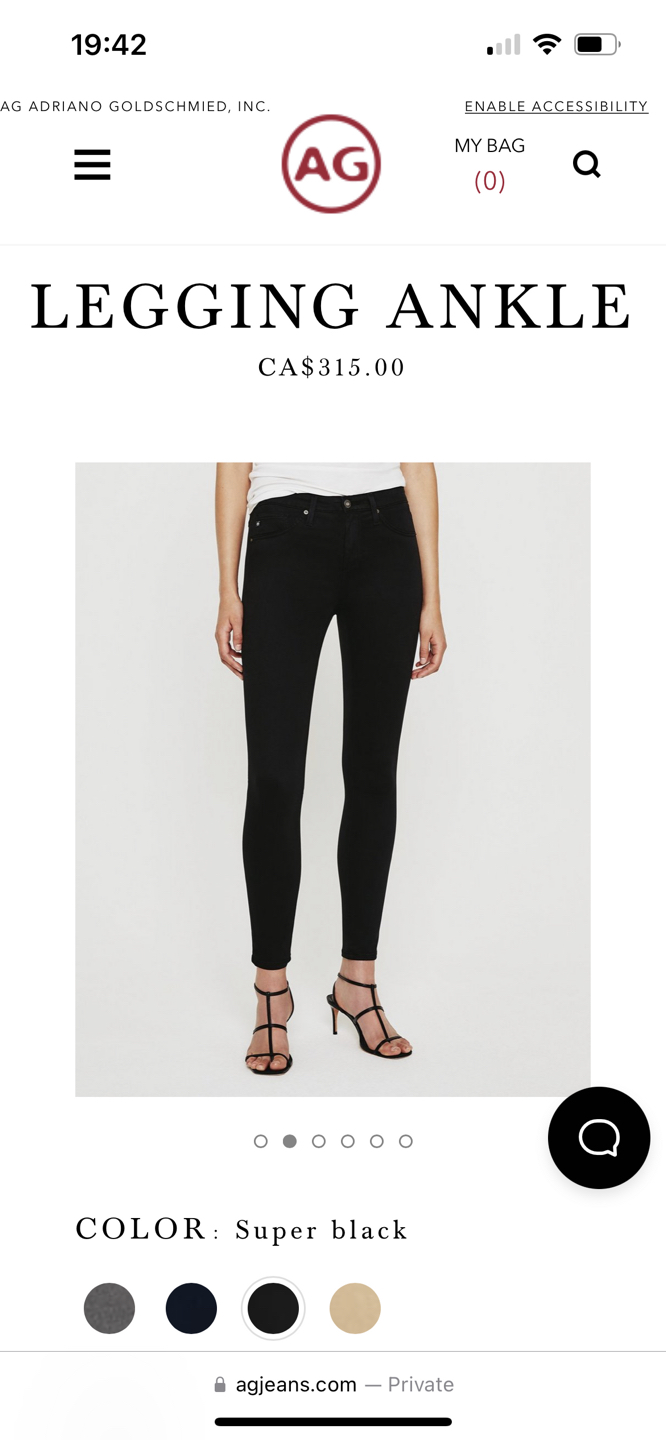 AG The Legging Ankle Super Skinny Ankle thumbnail