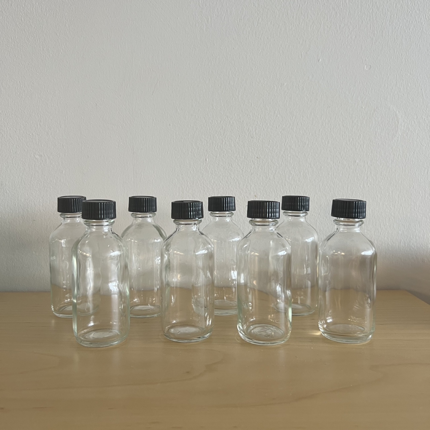 Tiny bottles with caps, total of 8 #freecycle thumbnail