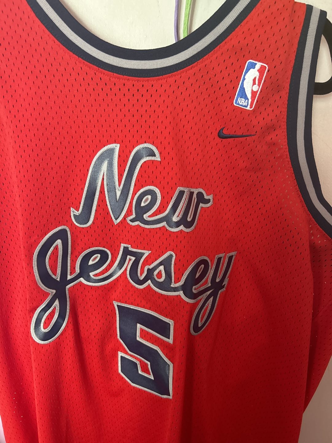 NBA New Jersey #5 Kidd Basketball Jersey thumbnail