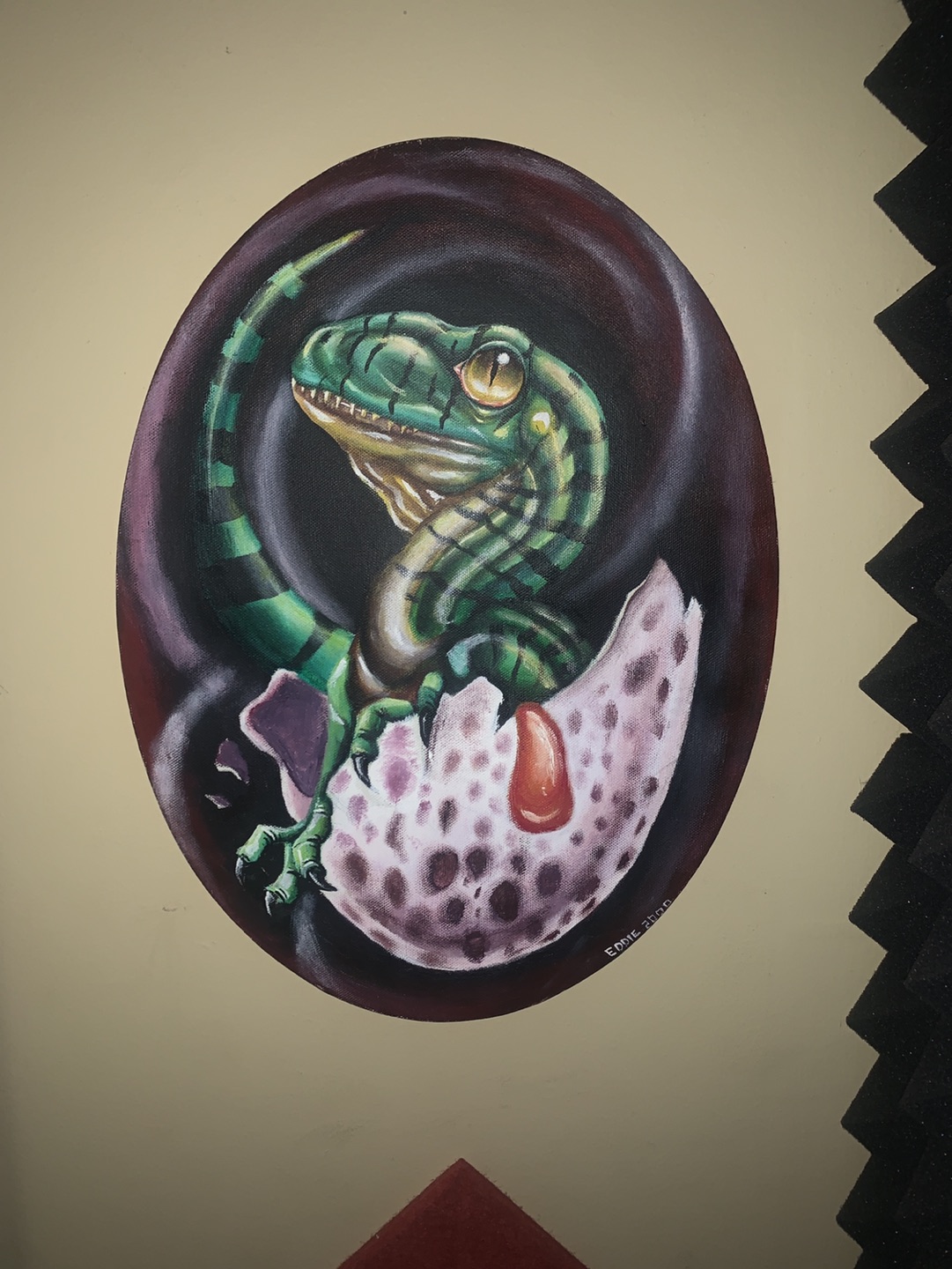 UNIQUE DINOSAUR PAINTING