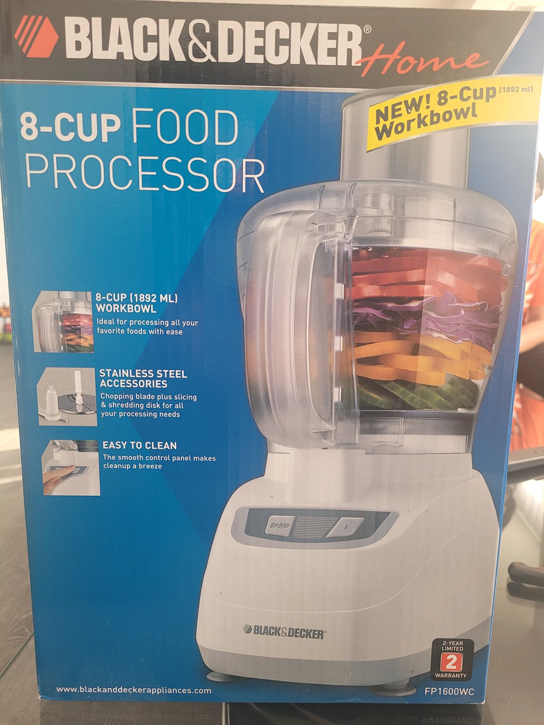 *Brand New* Black & Decker  5-in-1 8 Cup Workbowl - 450 Watts thumbnail