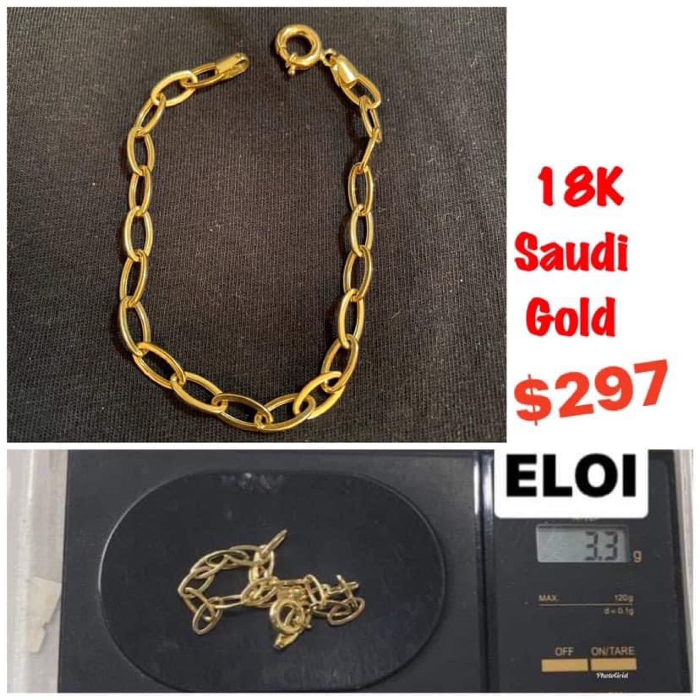 Real 18K Saudi Gold thumbnail