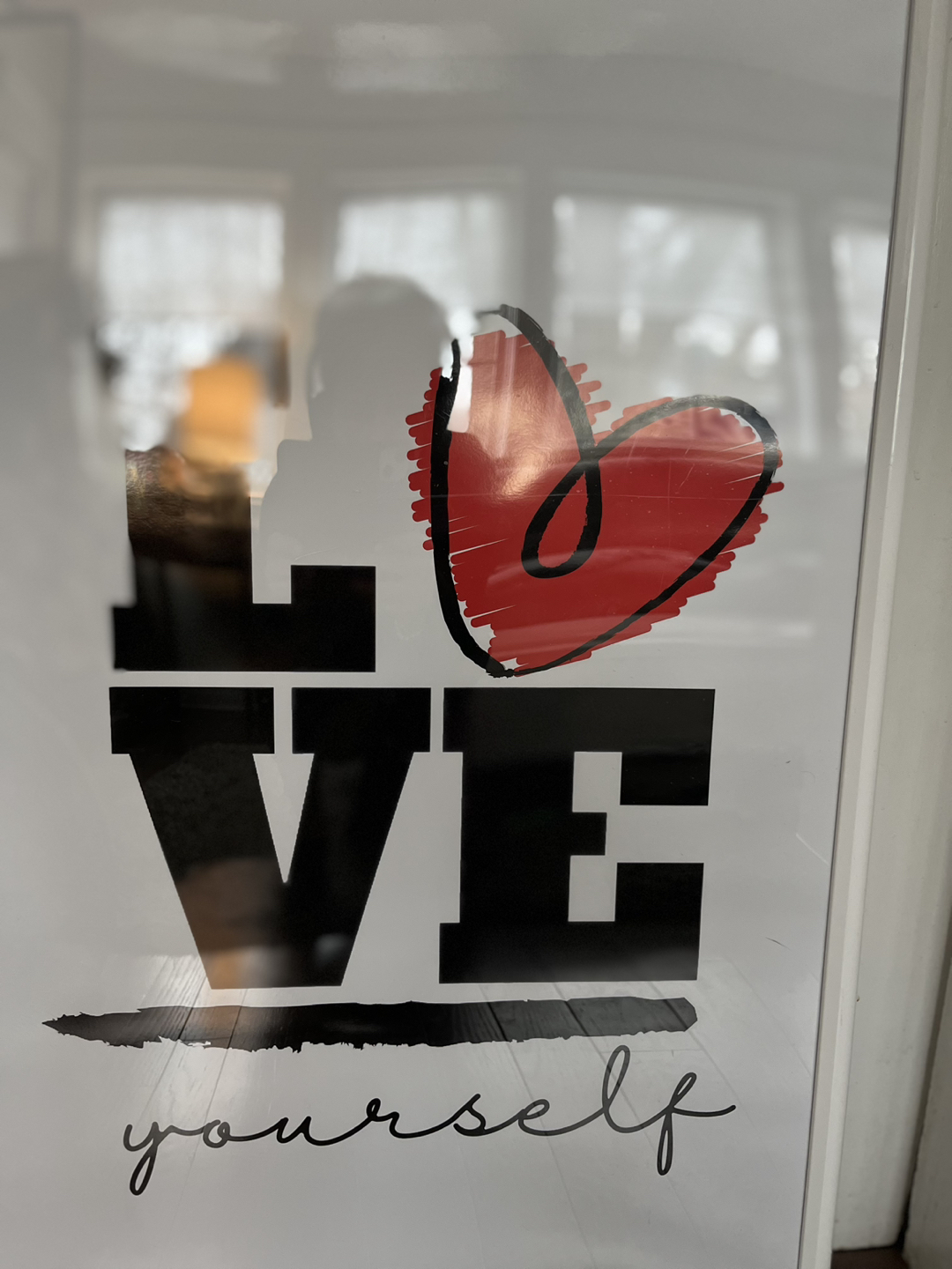 Etsy Purchased Love Yourself framed print thumbnail