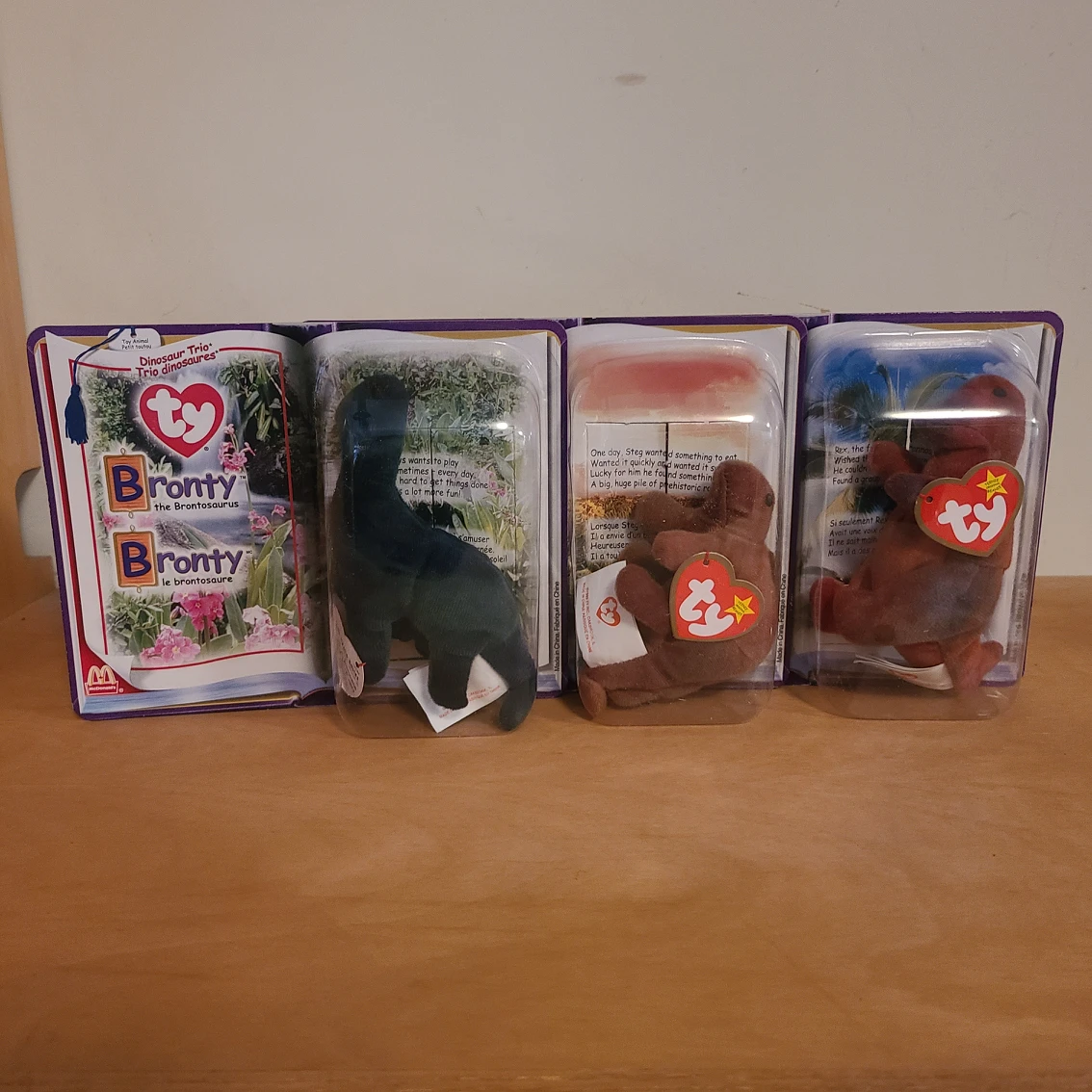 Mcdonalds 2000 Ty Beanie Dinosaur Trio image indicator(6)