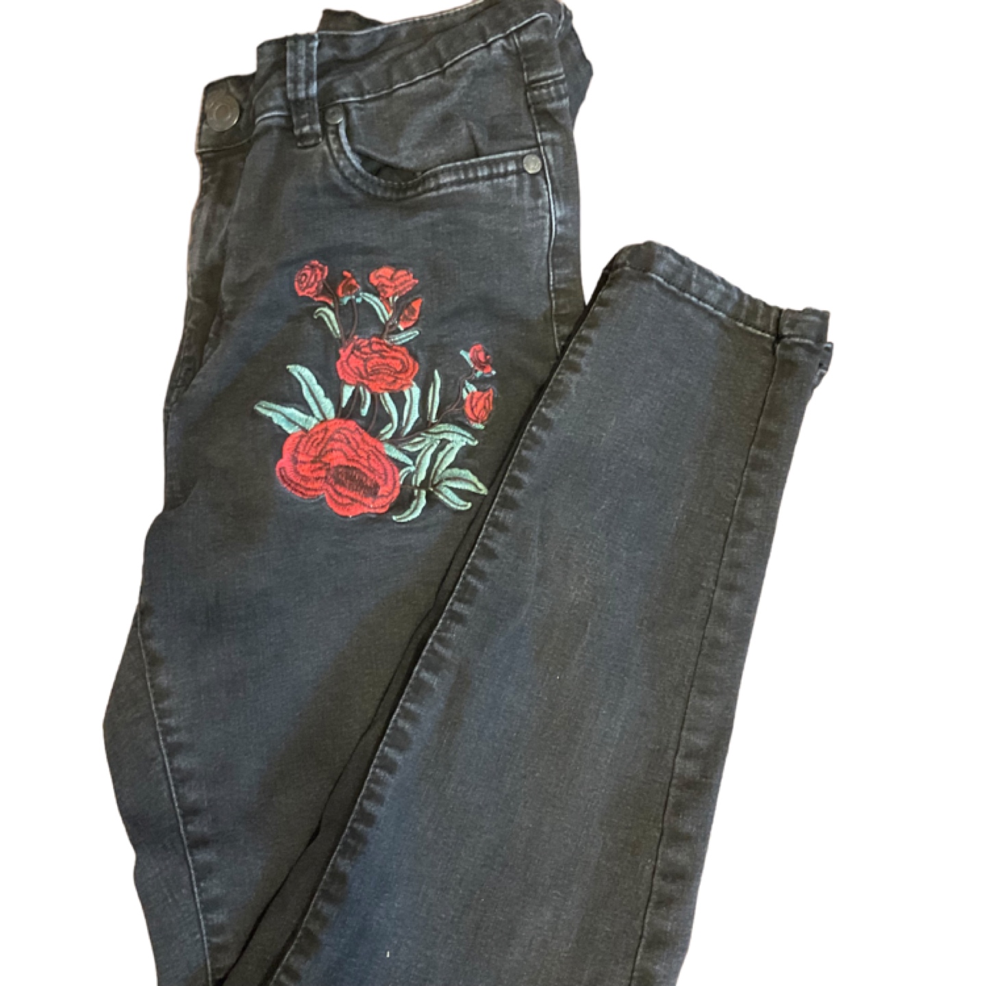 Embroidered Jeans - photo 5