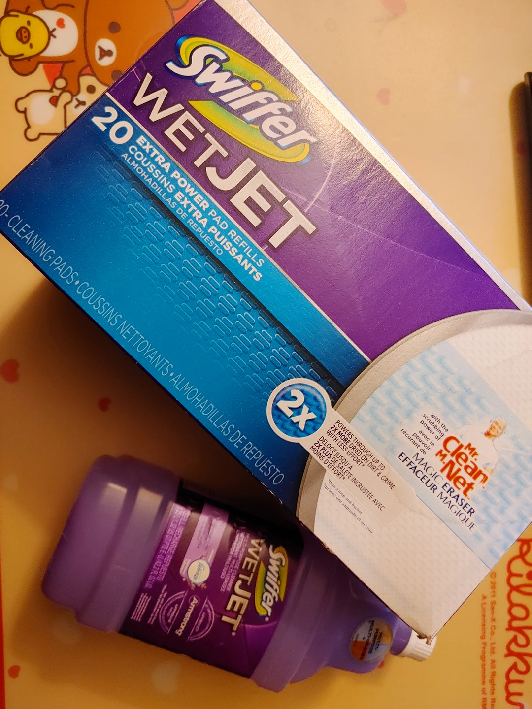 Swiffer WetJet Pads and cleaner