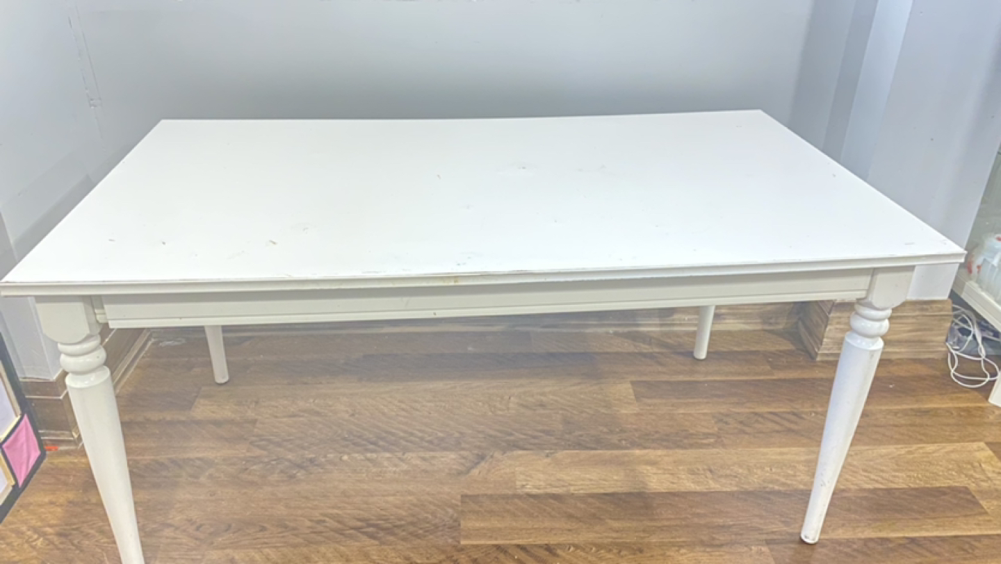 IKEA white dining table - photo 2