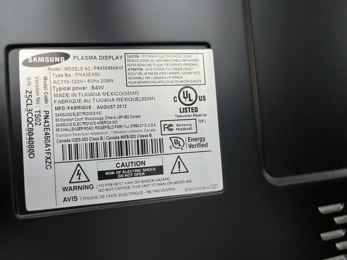 43 Inch TV - Great condition! - photo 3