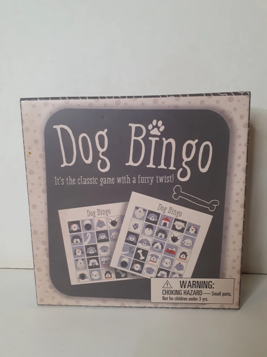 Vintage Look Dog Bingo Game