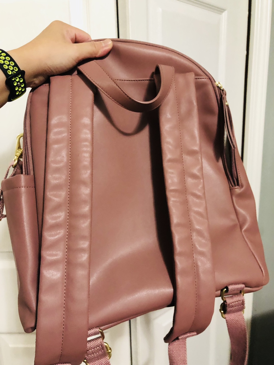 skiphop pink diaper bag thumbnail