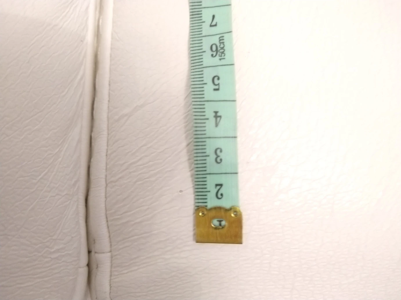 [URGENT] Faux Leather Ivory Colour 3 seater sofa image indicator(4)