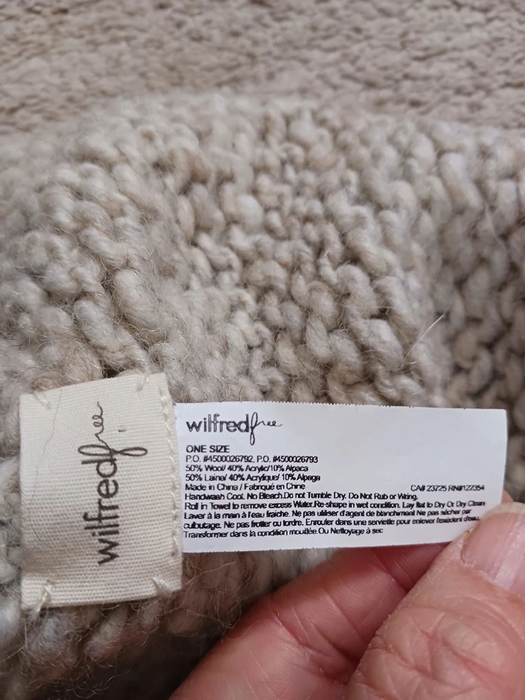 Wilfred free women's winter hat image indicator(2)