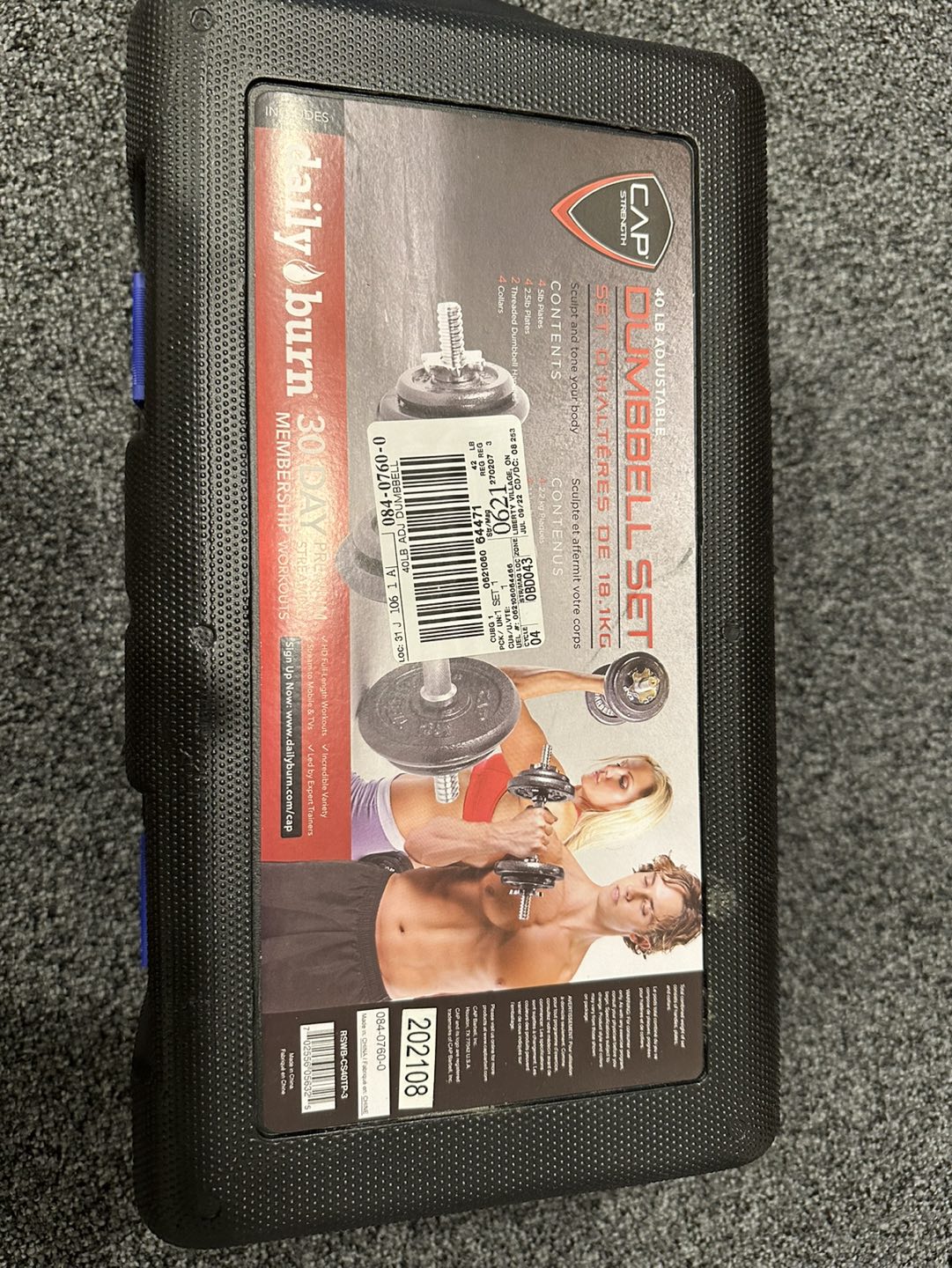 Adjustable dumbbell set 40 pounds - photo 3