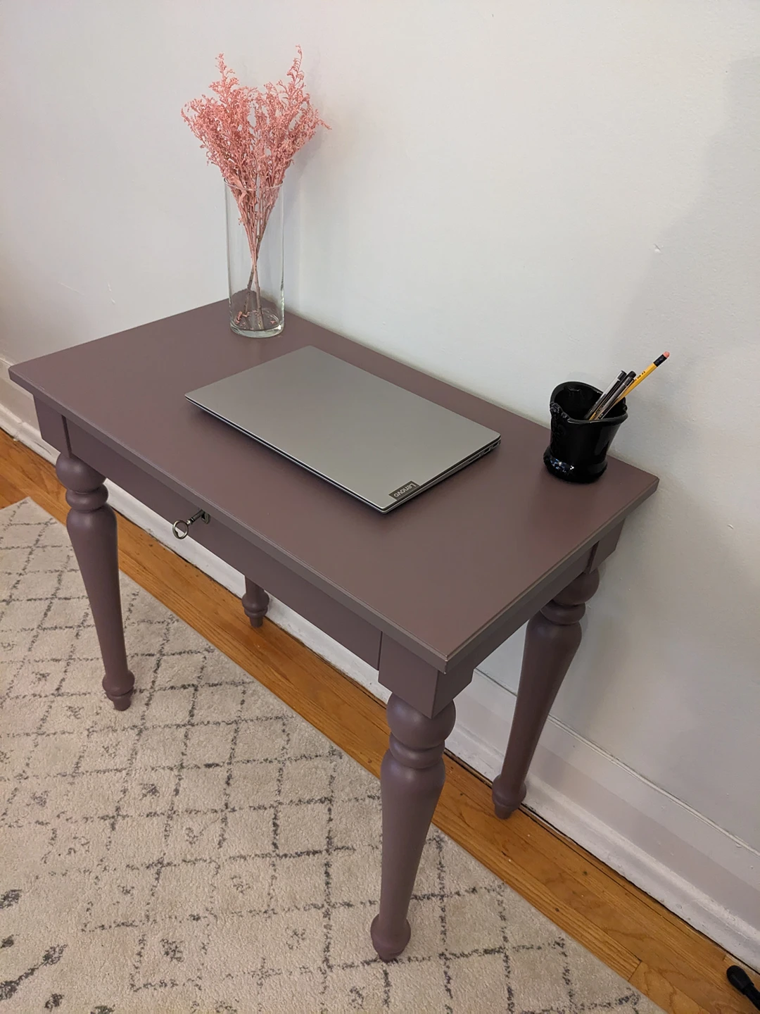 Purple Laptop Desk / Vanity - photo 4