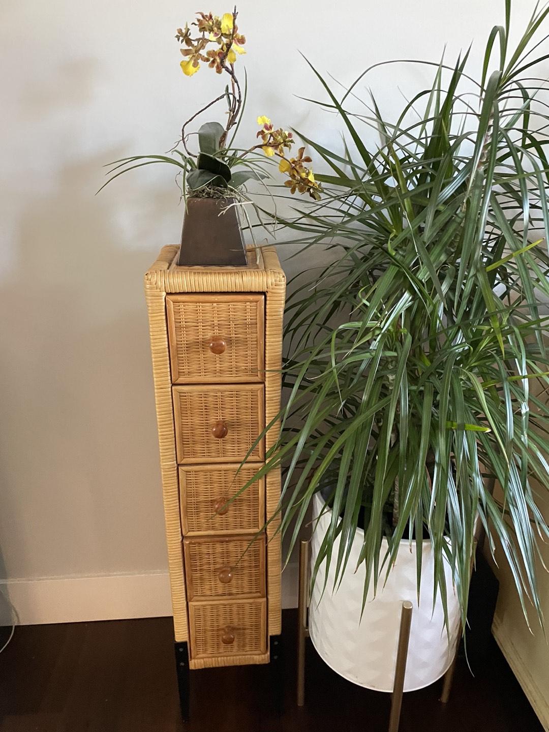 Rattan side cabinet - photo 3