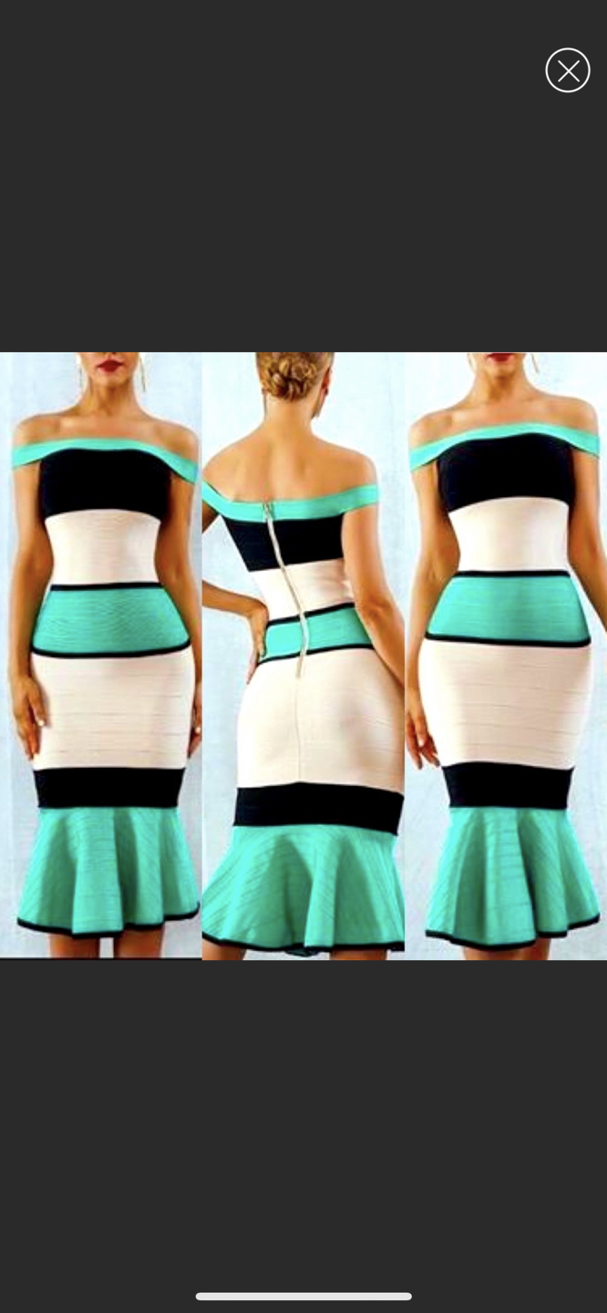 Brand, new body con, mermaid style dress