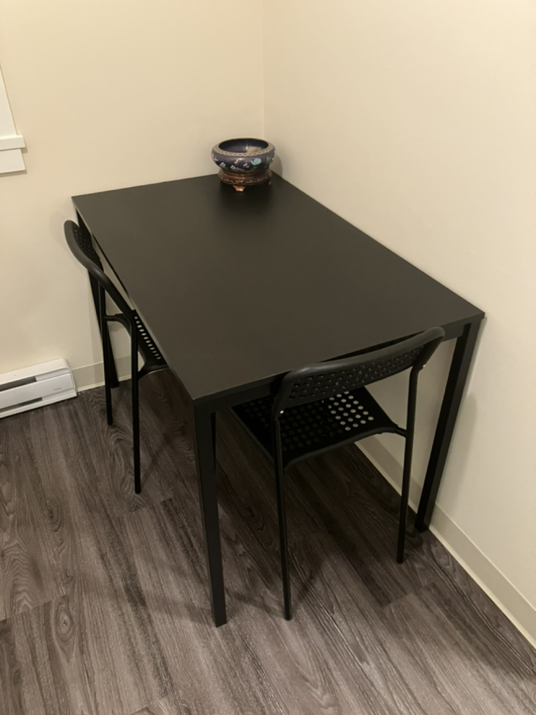Ikea Dining Table and Two Chairs thumbnail