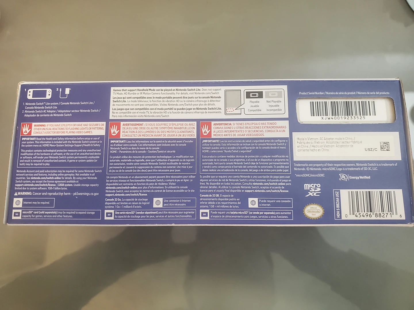 Nintendo Switch lite Blue(not opened) - photo 2