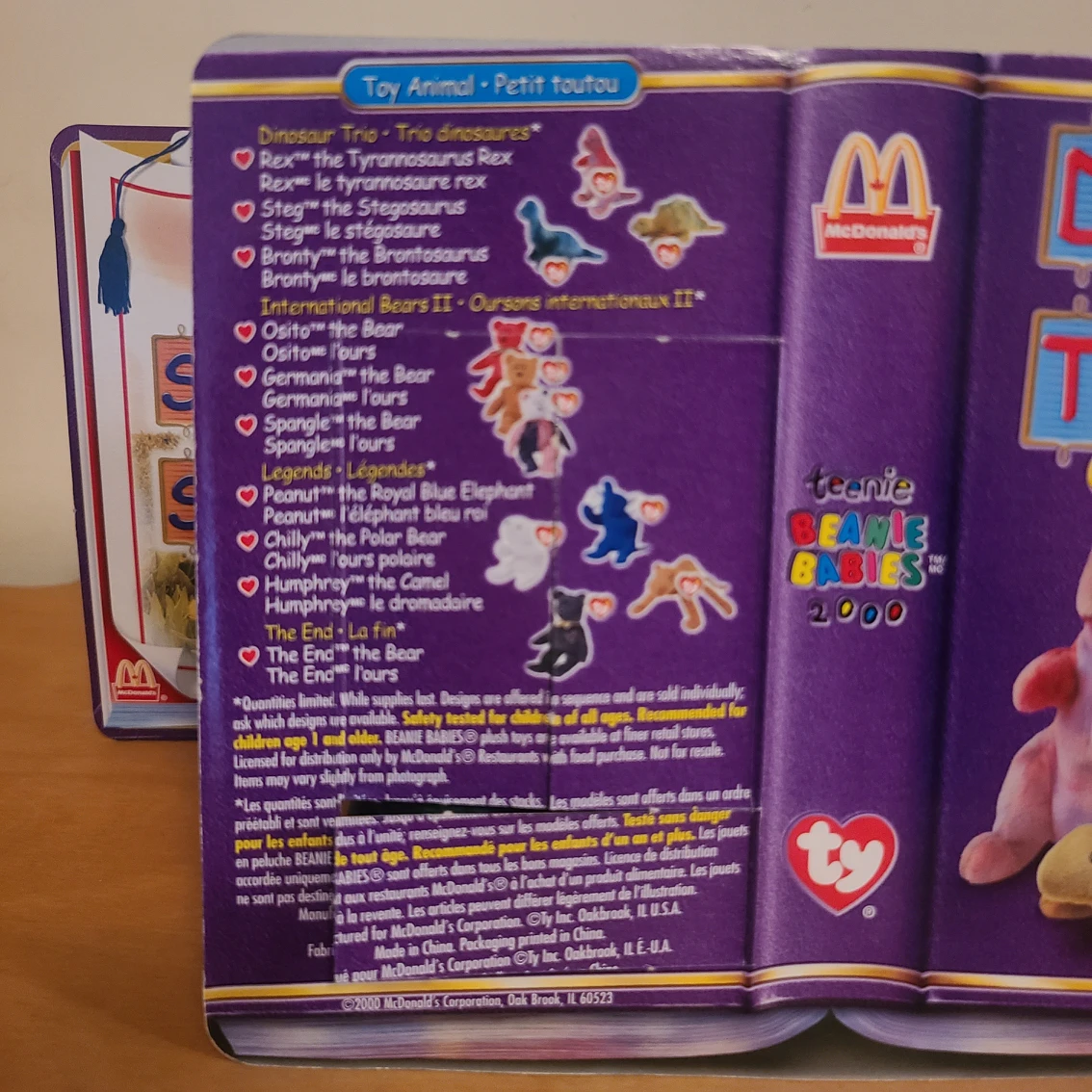 Mcdonalds 2000 Ty Beanie Dinosaur Trio image indicator(2)