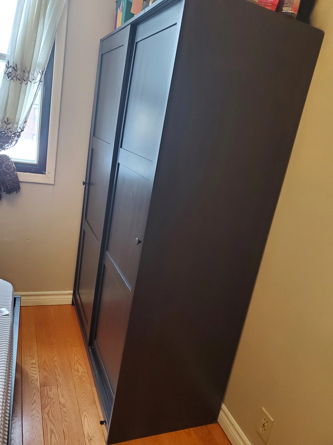 RAKKESTAD Wardrobe with sliding door