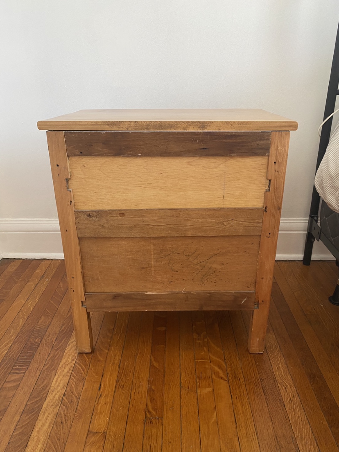 Antique pine side table - photo 4